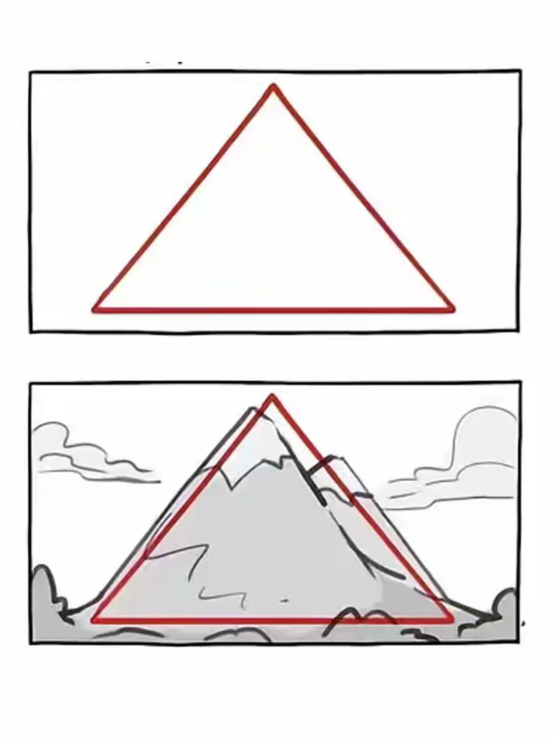 三角构图
