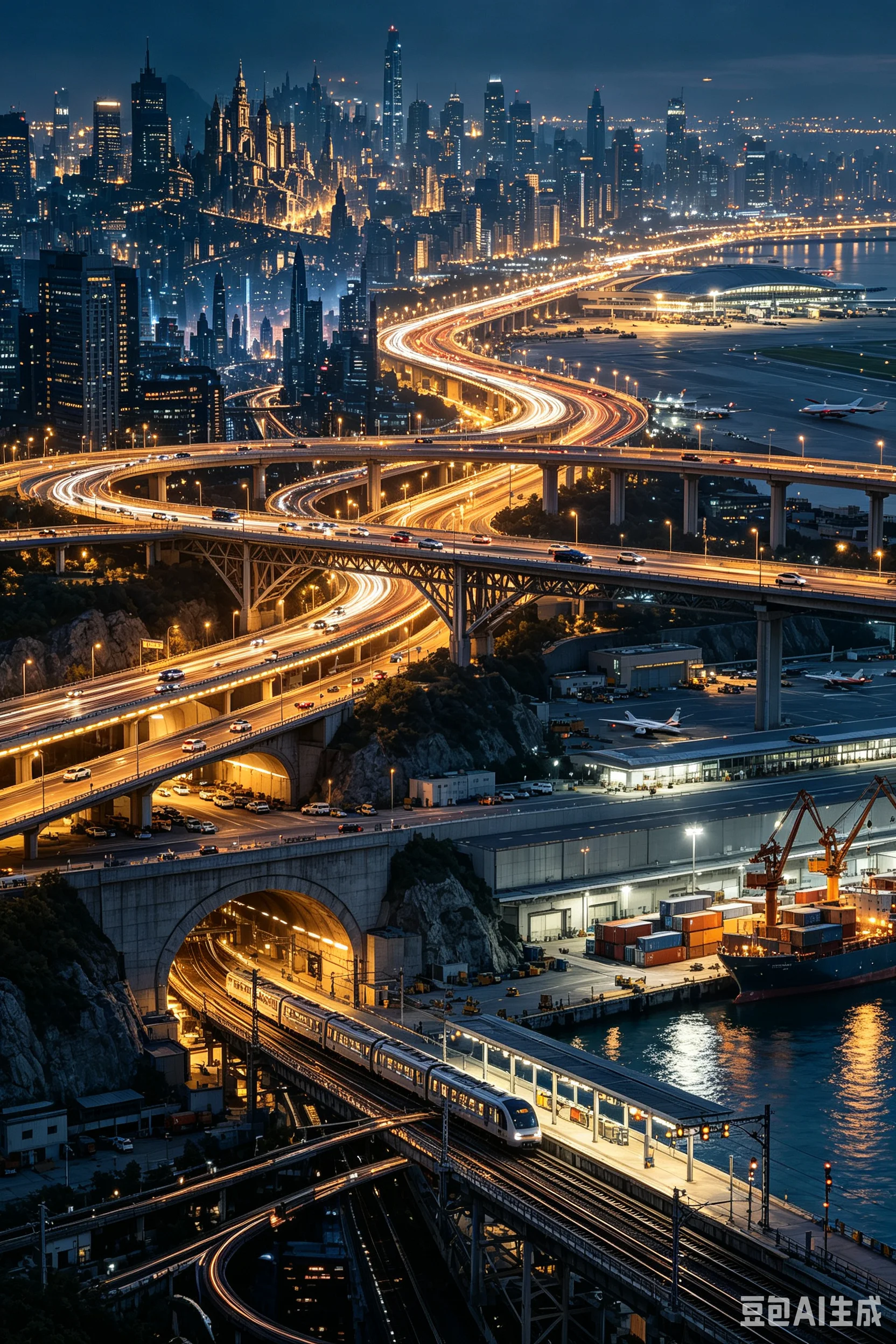 交通网络（公路/桥梁/隧道/机场/港口/铁路）